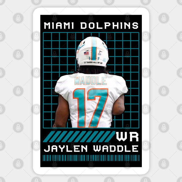 JAYLEN WADDLE - WR - MIAMI DOLPHINS Magnet by Mudahan Muncul 2022